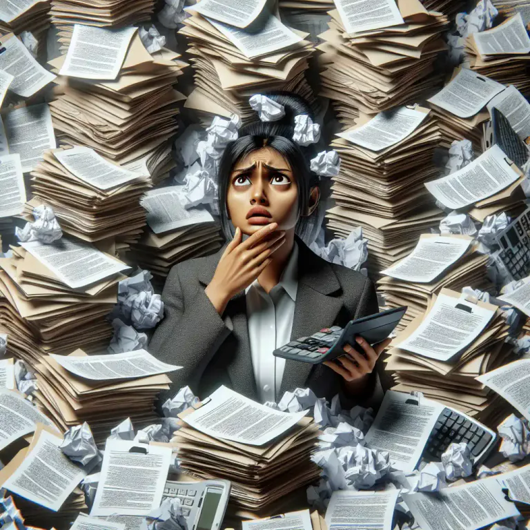 Visual representation of "perplexity" - A complicated or unclear situation or thing that is difficult to understand