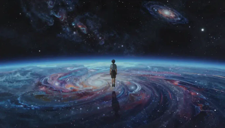 Visual representation of "infinity" - A number or state that is larger than any possible number or measurement