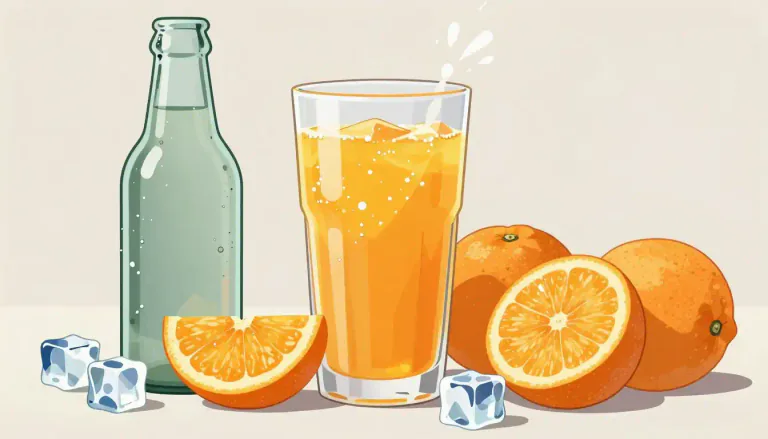 Visual representation of "orangeade" - A sweet drink made from oranges.