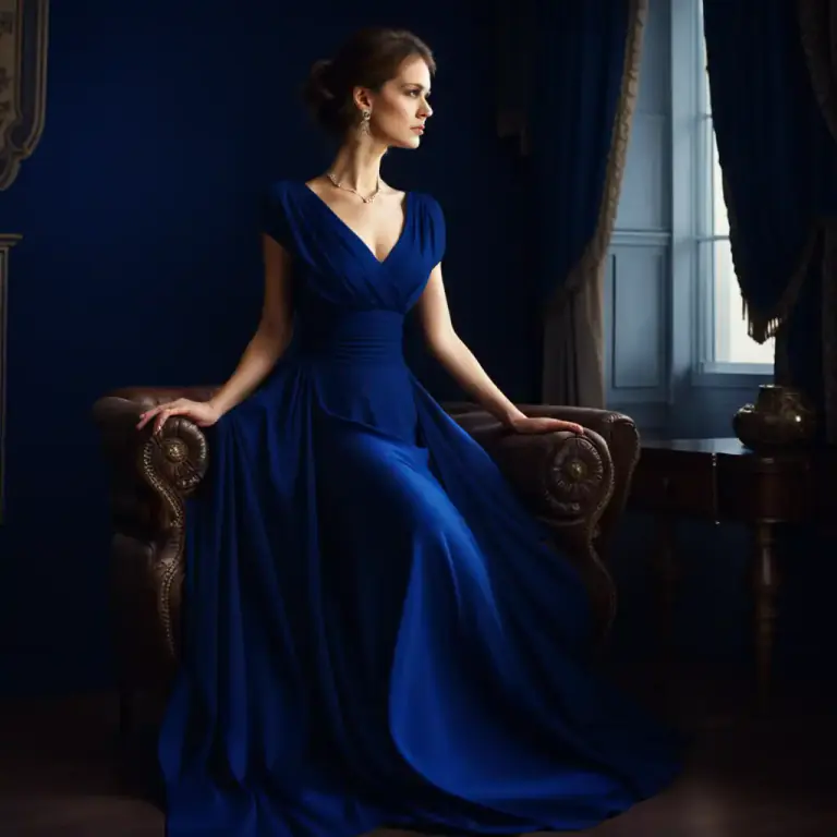 Visual representation of "royal blue" - A bright deep blue that is often associated with royalty and rich fabrics