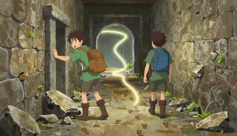 Visual representation of "backtrack" - To return to an earlier point or situation, often because of problems or issues.