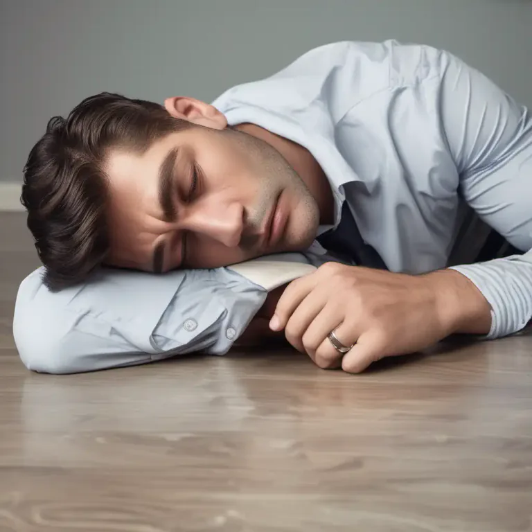 Visual representation of "knock out" - to make someone unconscious or fall asleep
