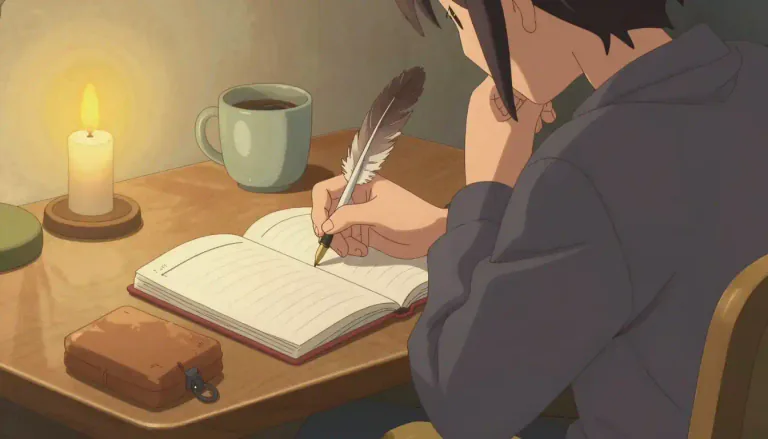 Visual representation of "diarist" - A person who regularly writes in a diary