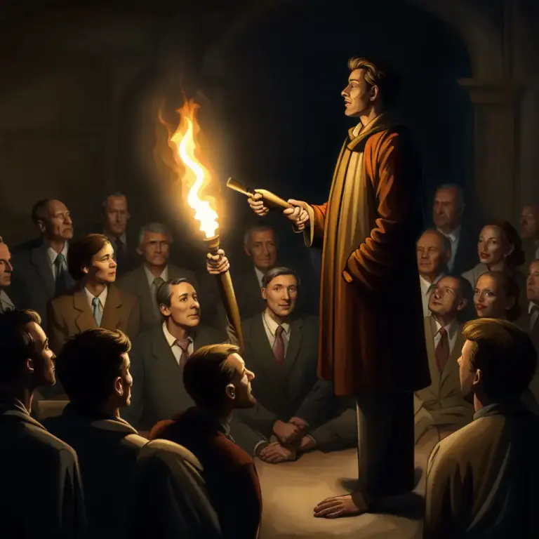 Visual representation of "bring forth" - To bring to someone's attention