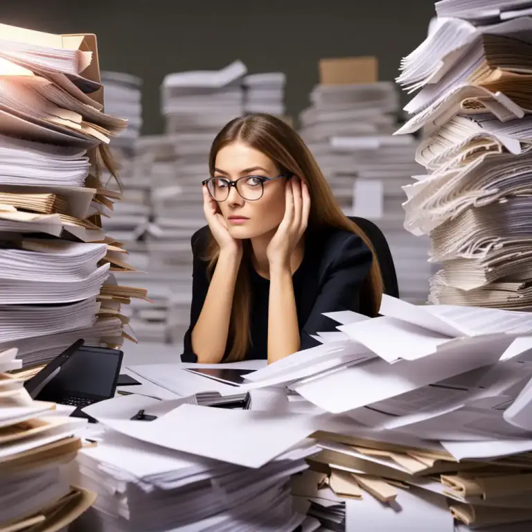 Visual representation of "be up to your eyeballs in something" - To be very busy doing something