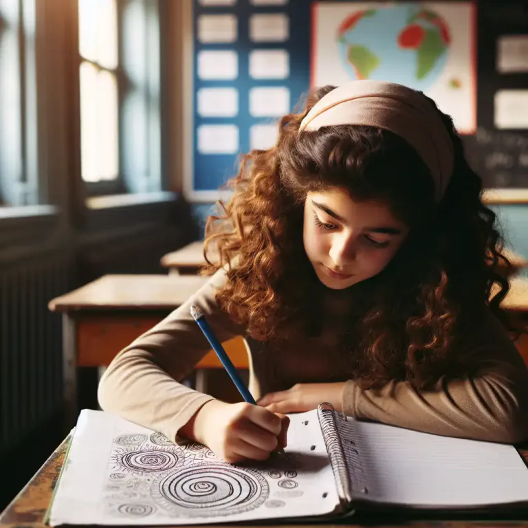 Visual representation of "ringlet" - A small circular or spiral pattern or design.