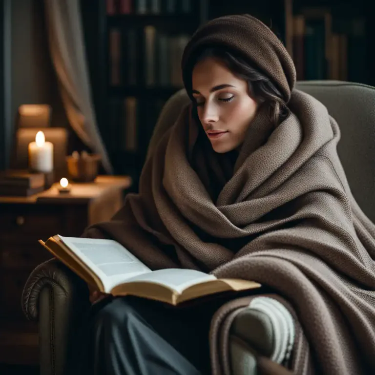 Visual representation of "cozy" - To make or become snug and comfortable