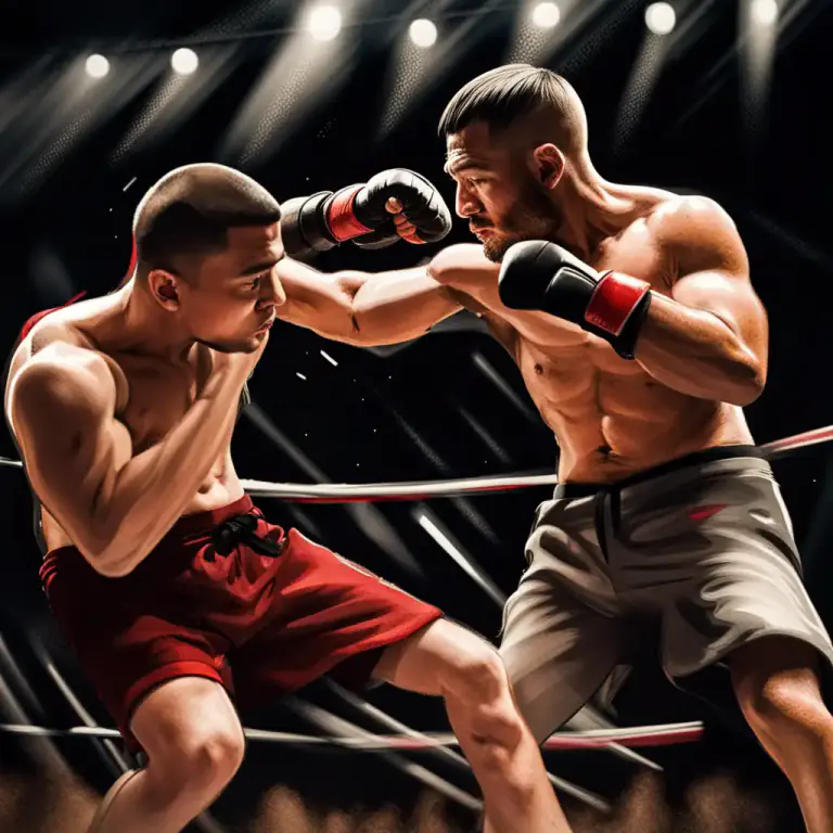 Visual representation of "submission" - An act of giving up a combat due to the opponent's superior strength or skill