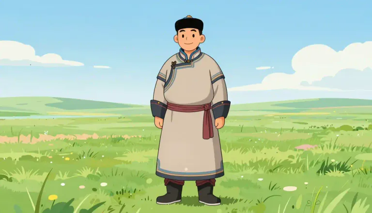Visual representation of "mongol" - A person from Mongolia, a country in Asia.