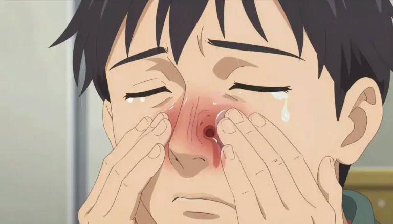 Visual representation of "sinusitis" - An inflammatory condition affecting the sinus cavities, often leading to discomfort and blockage.