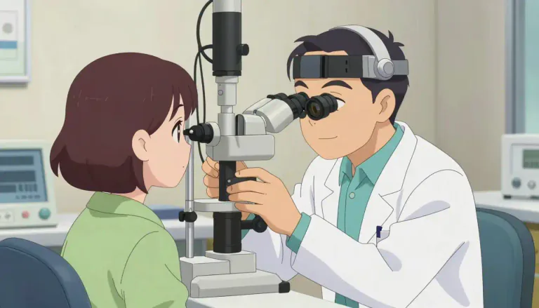 Visual representation of "ophthalmologist" - A doctor who deals with diseases and conditions of the eyes