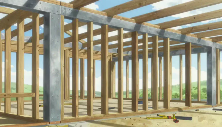 Visual representation of "framework" - A basic structure that forms the foundation for something such as a building, system or plan.