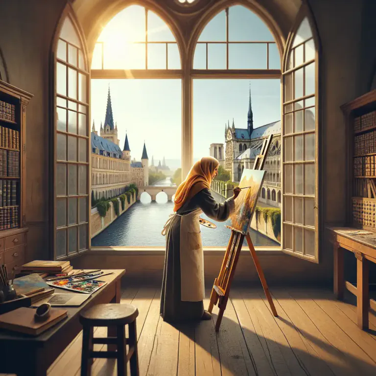 Visual representation of "residency" - A fixed period of time when an artist, writer, etc., lives and works in a place, especially a college or university, to stimulate creativity and refresh their skills.