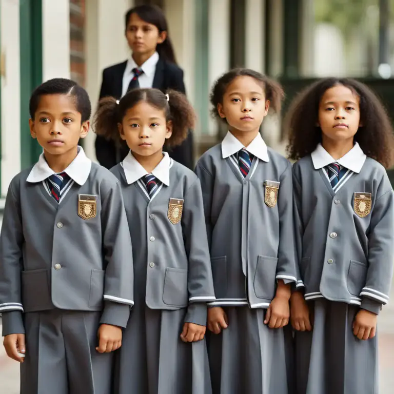 Visual representation of "uniform" - A special set of clothes that people wear to do a particular job or to go to a particular school