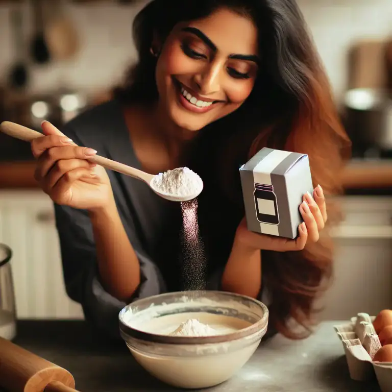 Visual representation of "soda" - A chemical substance used in cooking or cleaning.