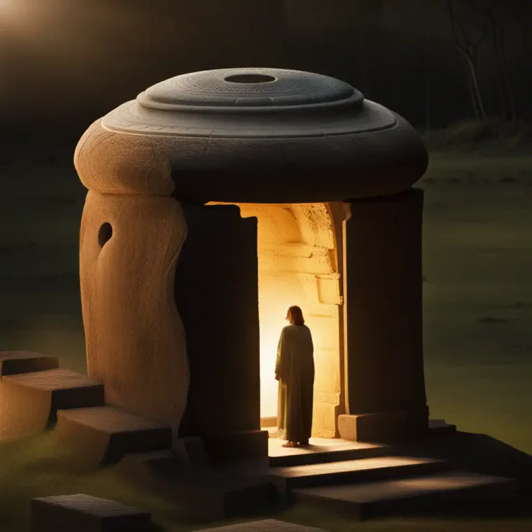 Visual representation of "resurrect" - In Christianity, to come back to life after death