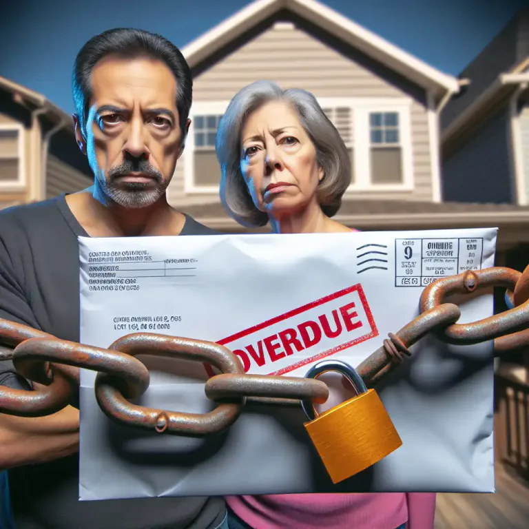 Visual representation of "encumbrance" - A legal claim on property or assets