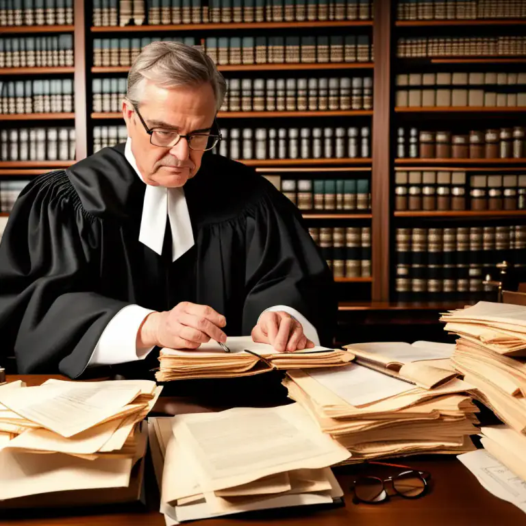 Visual representation of "inquisitorial" - Referring to a legal procedure where the judge is actively involved in collecting and assessing the evidence