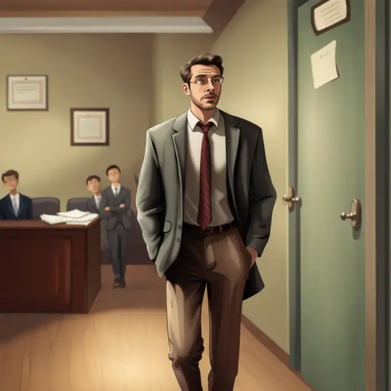 Visual representation of "pace off" - To walk back and forth across the same space repeatedly, often because of nervousness or impatience.
