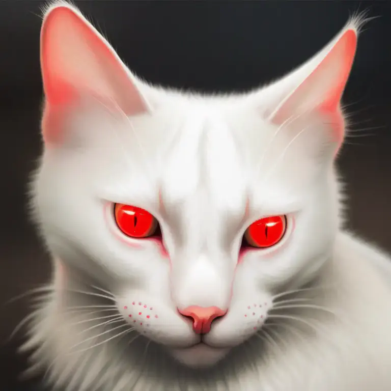 Visual representation of "albino" - Relating to or affected by albinism