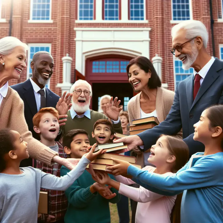 Visual representation of "benevolence" - A charitable gift or action