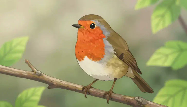 Visual representation of "robin" - A small bird with a red or orange breast common in Europe and North America.