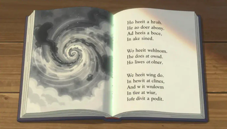 Visual representation of "hemistich" - Half a line of verse