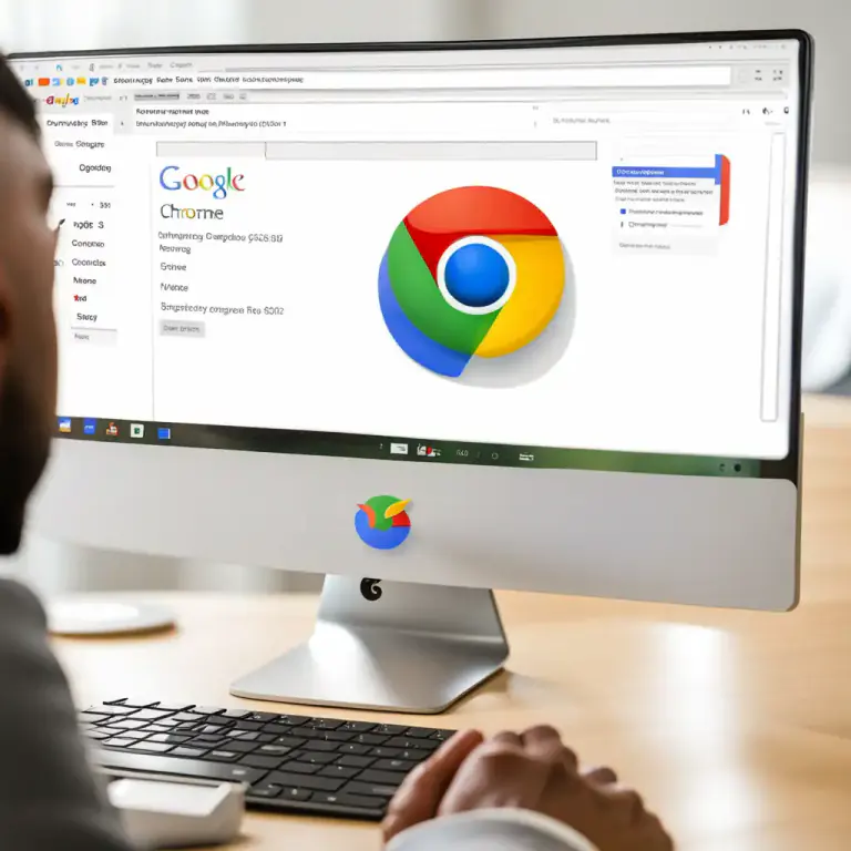 Visual representation of "chrome" - a web browser developed by Google