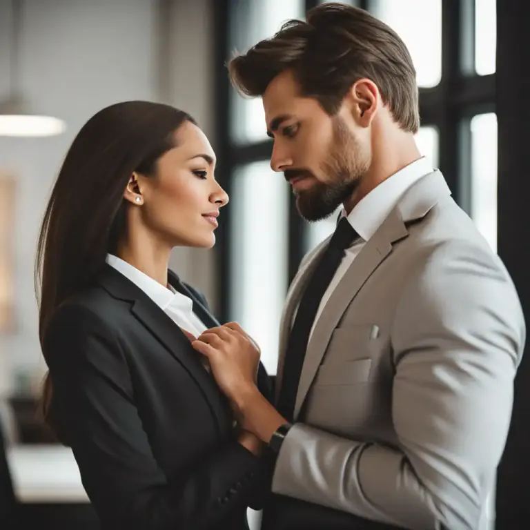 Visual representation of "involvement" - A romantic or sexual relationship.