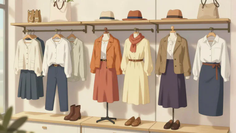 Visual representation of "apparel" - Clothing and accessories