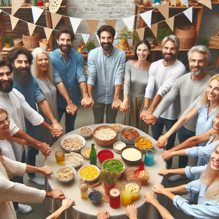 Visual representation of "cohesion" - The ability of a group to attract its members to stay and contribute.