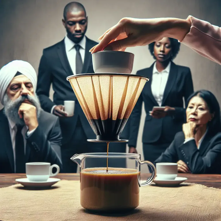 Visual representation of "percolate" - To slowly spread through something or to be slowly passed on
