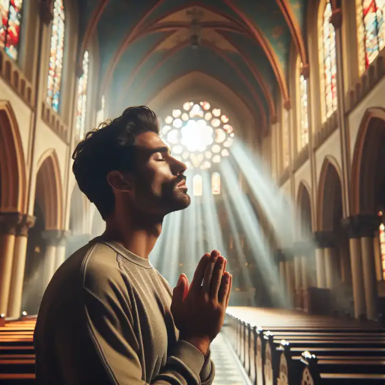 Visual representation of "fervent" - Devoted or zealous, especially in religious matters