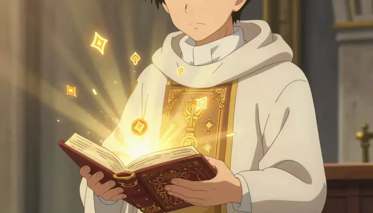 Visual representation of "scriptural" - Related to, based on, or appearing in the scriptures or holy books, like the Bible.