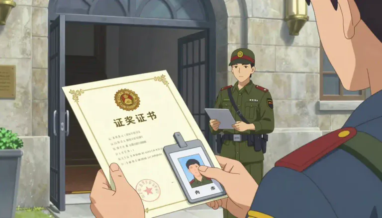 Visual representation of "credentials" - A document or proof showing that someone is qualified for something