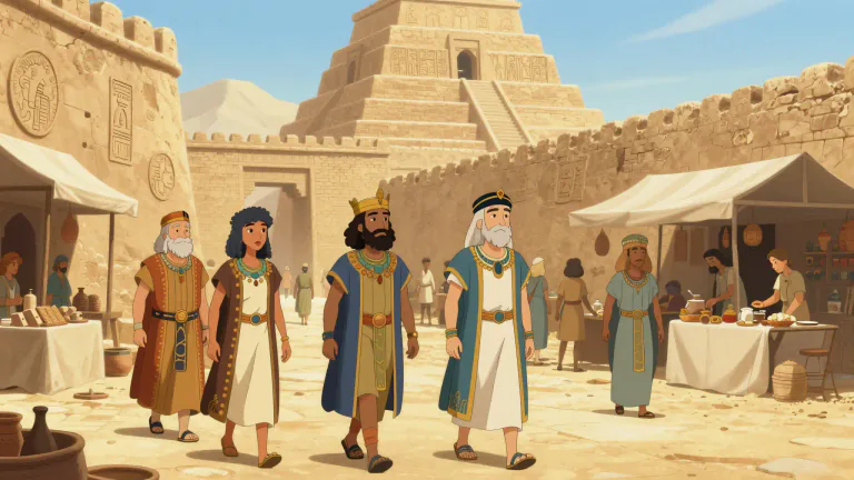 Visual representation of "babylonian" - A term used for the inhabitants of Babylon in ancient times.
