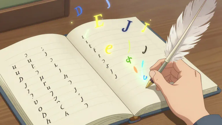 Visual representation of "typographical" - Related to the arrangement of words and letters on a page.