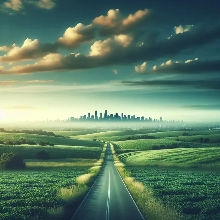 Visual representation of "far" - Located at a distance