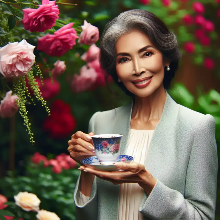 Visual representation of "lady" - A very polite or refined woman