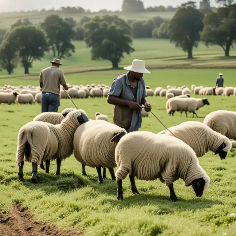 Visual representation of "hind" - A skilled farm worker