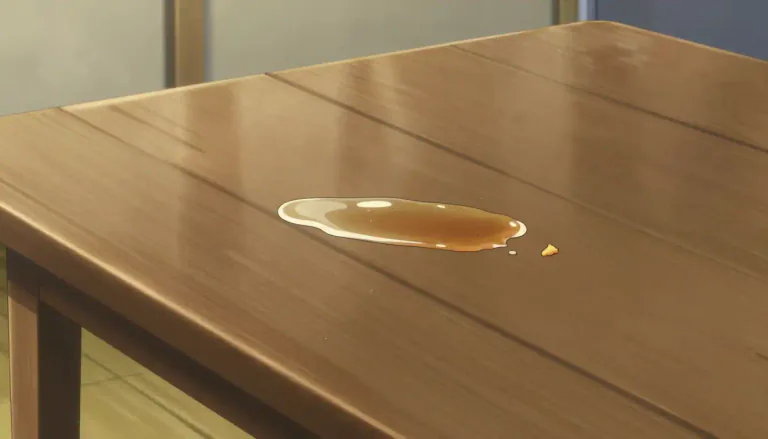 Visual representation of "residue" - Something left behind after the rest has been used, removed.