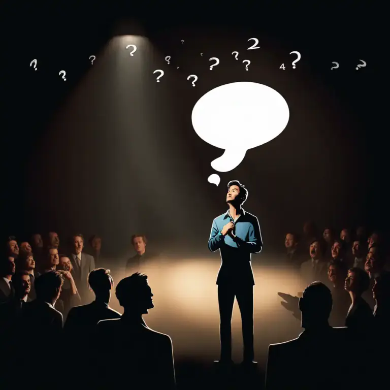 Visual representation of "pluck something out of the air" - To come up with an idea or answer by guessing or without careful thought