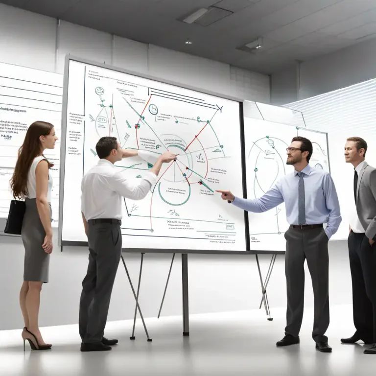 Visual representation of "poke at" - To criticize or scrutinize something