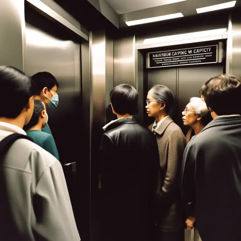 Visual representation of "car" - The passenger compartment of an elevator