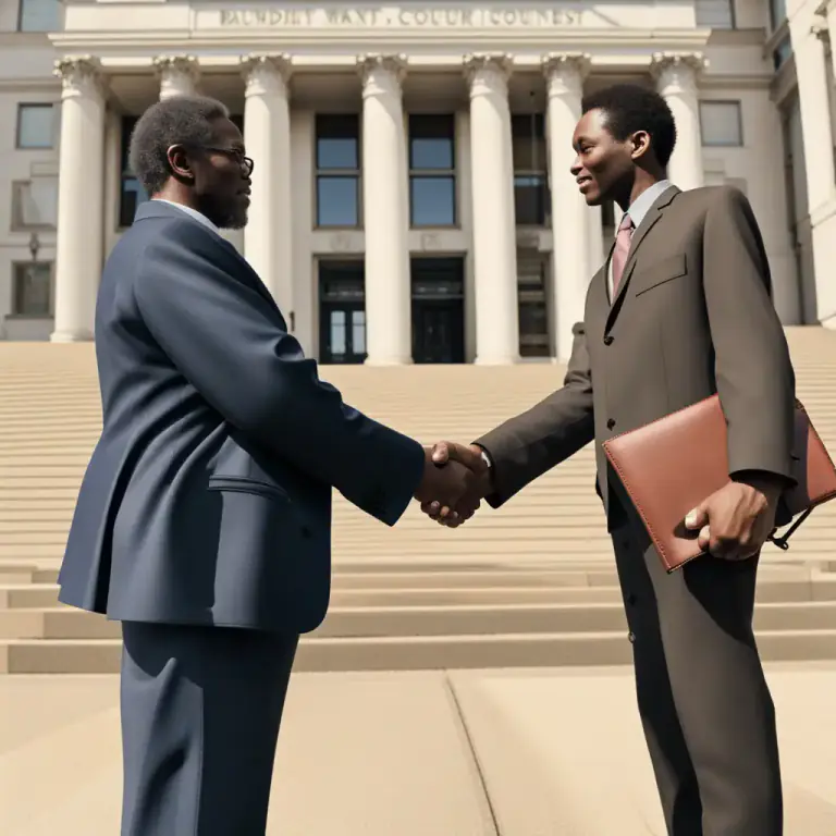 Visual representation of "adjustment" - A settlement of a dispute or claim