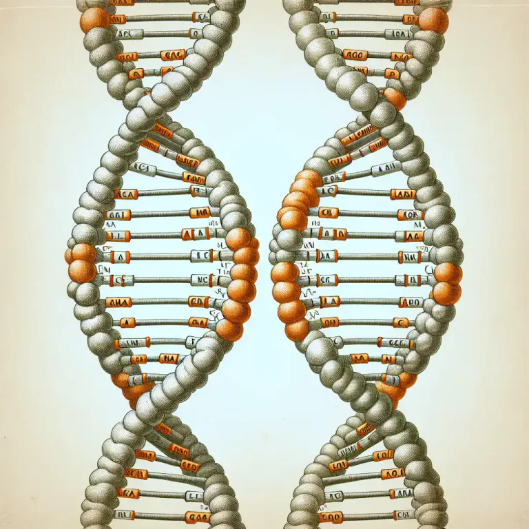 Visual representation of "doublet" - In genetics, a pair of identical or similar genes located at corresponding locations on homologous chromosomes.