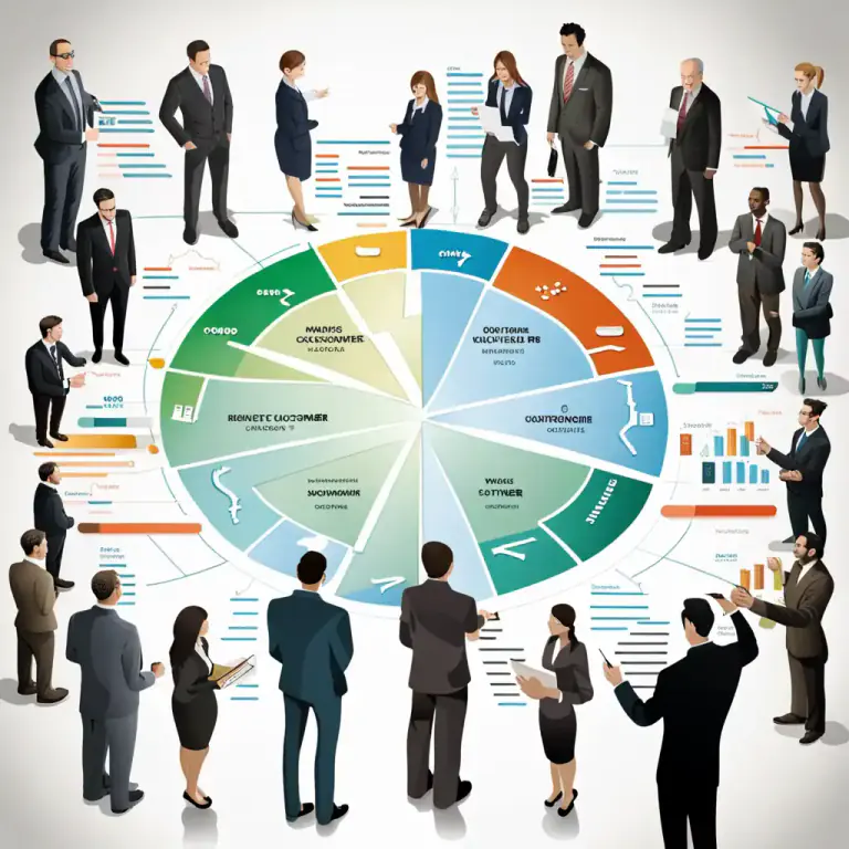Visual representation of "constituency" - A group of people with shared interests or values within a larger group