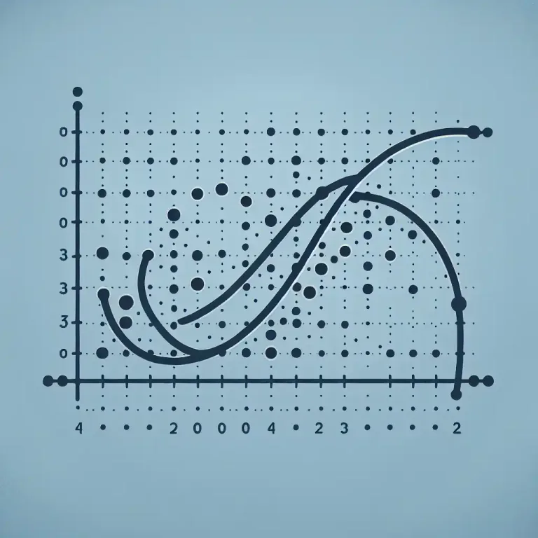 Visual representation of "interpolate" - In mathematics, to estimate a value within two known values in a sequence of values