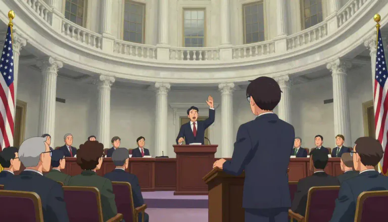 Visual representation of "congressman" - A person who is part of the U.S. Congress, especially a member of the House of Representatives.