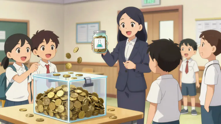 Visual representation of "fund" - An amount of money saved or collected for a specific purpose